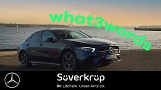 Mercedes-Benz Navigation leicht gemacht mit what3words - #Süverkrüp, A-Klasse, A-Class, Tutorial