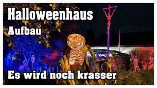 Halloweenhaus Lüneburg 2024 | Sumpf des Todes | Aufbau