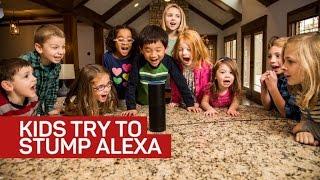 Kids try to stump Alexa