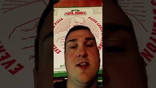 Trying Papa John’s New Smoky Bacon Papadia Feat. Shaq-a-Roni