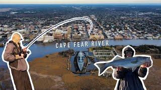 STRIPER Fishing on the CAPE FEAR RIVER (Wilmington N.C.)