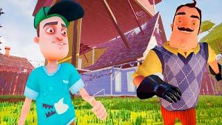 ШОУ ПРИВЕТ СОСЕД!ВОРУЕМ ВЕЩИ У СОСЕДА!ИГРА HELLO NEIGHBOR ПРОХОЖДЕНИЕ 2 АКТ!ПРИКОЛЫ И ЧЕЛЛЕНДЖИ!FUN!