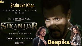 SIKANDAR: Official Teaser | Salman Khan | Shahrukh Khan | Sajid Nadiadwala |Murugadoss | EID 2025