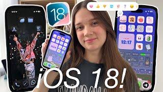 *iOS 18* оформление телефона + фишки/новинки! iOS 18 рабочий стол