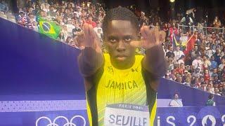 Oblique Seville beats Noah Lyles in 100m (9.81) | Mens 100m Semis | Olympics Track and Field 2024