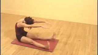 Ellie Herman Demonstrates Pilates Spine Stretch Forward