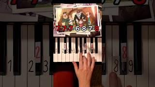 Gravity Falls Piano Tutorial #shorts