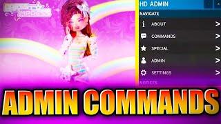 How to Get Admin Commands in Dress To Impress Roblox