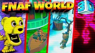 FNAF WORLD в 3D ВЫШЕЛ ВСЕ СЕКРЕТЫ и ПАСХАЛКИ !!!