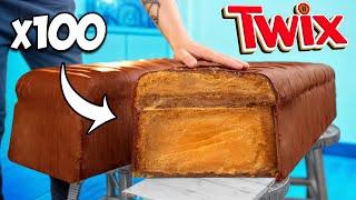 Giant Twix | How to Make The World’s Largest DIY Twix by VANZAI