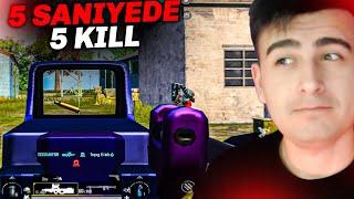 5 Saniye de 5 KİLL - Solo Rank #20 | PUBG Mobile