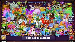 FAN MADE (BASED ON YOUR REQUESTS) BOOK OF MONSTERS - Gold Island | My Singing Monsters Gold Island