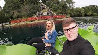 WE FOUND AN AMAZING GREEN RIVER WITH A WATERFALL!