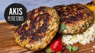 Chicken Burger Patties | Akis Petretzikis