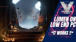 UE5 lumen test on gtx 1650 | lumen low end pc performance test