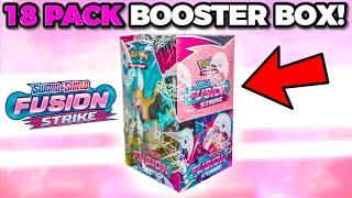 Opening Pokemon Fusion Strike 18 Pack Booster Box!