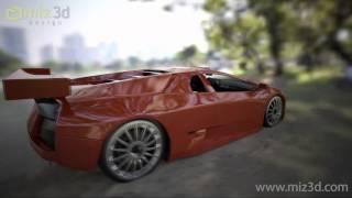 Lamborghini Nvidia Iray Test