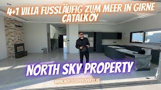 Immobilien Nordzypern-bezugsfertige 4+1 Villa in Kyrenia Catalköy