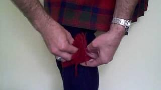 How To Tie Traditional Garters