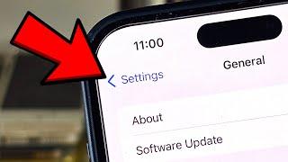 Can You Change Back Button in iPhone 15 Pro Max? (no)