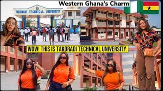 Western Ghana's Charm - Witness the Beauty of  TAKORADI Technical University Campus in Ghana