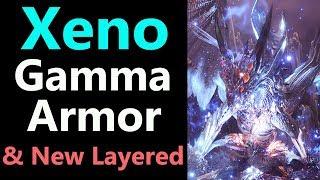 MHW: Xeno Gamma  & Commission Layered Armor Showcase | Arch Tempered Xeno'jiiva Rewards