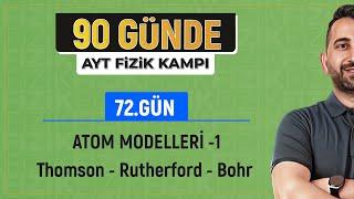 Atom Modelleri Konu Anlatımı -1 | 2025 AYT Fizik kampı