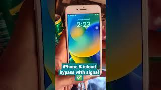 iPhone 8 bypass icloud with signal
