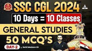 SSC CGL 2024 | SSC CGL GK GS Classes By Sahil Madaan | General Studies MCQs #2