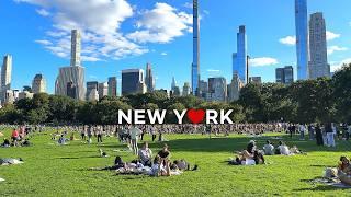 [4K]NYC walk: A Perfect Sunny Day in Central Park, New York City  Sep. 2024.