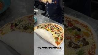 Half Calzone Pizza in Delhi || Indian food