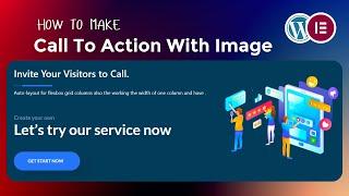 How to Make Call To Action Button With Image in Wordpress Elementor -  FREE