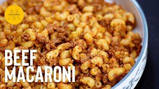 Beef Macaroni Recipe | Quick Dinner Idea | Menu By Mariam