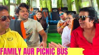 FAMILY IN PICNIC BUS || Hyderabad Diaries