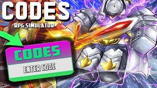 RPG Simulator Codes  (Free Candy, Tokens) ► Roblox