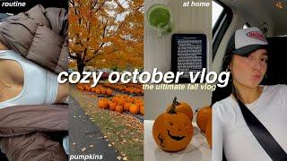 ULTIMATE FALL VLOG  cozy autumn october days in my life // pumpkin patch + fall aesthetics