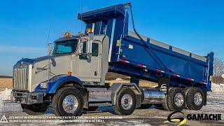 C-31836 2013 KENWORTH T800 12 WHEEL TWIN STEER DUMP TRUCK