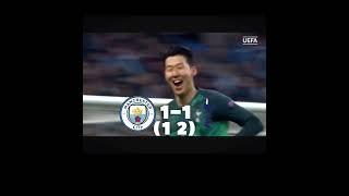 Man City Vs Tottenham Champions League quarter final 2nd leg