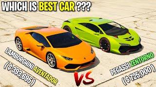 LAMBORGHINI HURRICANE VS PEGASSI ZENTORNO | WHICH IS BEST CAR | GTA 5 ONLINE