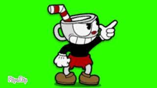 Cuphead chroma key 1