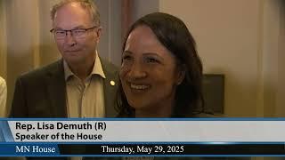 Legislative Leader Media Availability 5/29/25