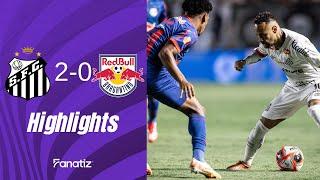 Santos vs. Red Bull Bragantino 2-0 | Highlights | Paulistao 2025