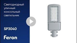 Светодиодный уличный консольный светильник Feron SP3040