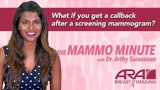 What if You Get a Callback after a Screening Mammogram? | The Mammo Minute