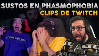 CLIPS DE TWITCH / MEJORES MOMENTOS Y MAYORES SUSTOS EN PHASMOPHOBIA