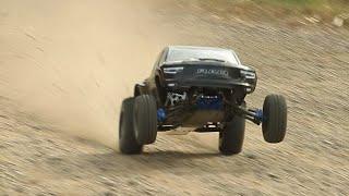 Stretched 3s Drag Rustler Hits the Sand