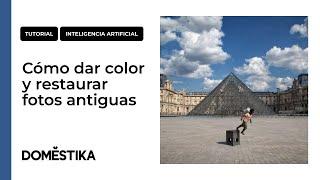 Tutorial Inteligencia Artificial: Cómo dar color y restaurar fotos antiguas | Domestika