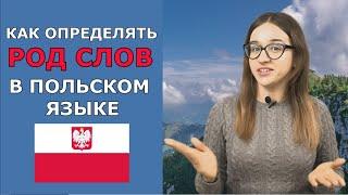 Род существительных и прилагательных в польском языке.