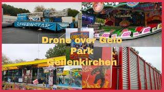 Drone flight over Gelo Park  (kermis) (Kirmes) (foor) Geilenkirchen 2020 ridesxl