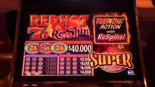 Red Hot 7's Respin $6.00 a pull! Let the respin madness begin!